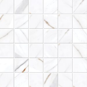 Mozaic alb portelanat, produsa de CESAROM
