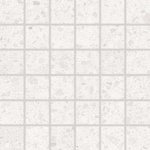 Mozaic portelanat alb, rectificat, produsa de CESAROM